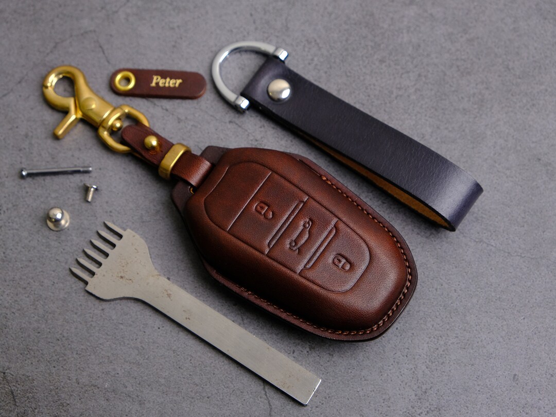 KUNIO Funda Para Llave De Coche Para Peugeot 308 408 508 208 2008 3008 4008 5008