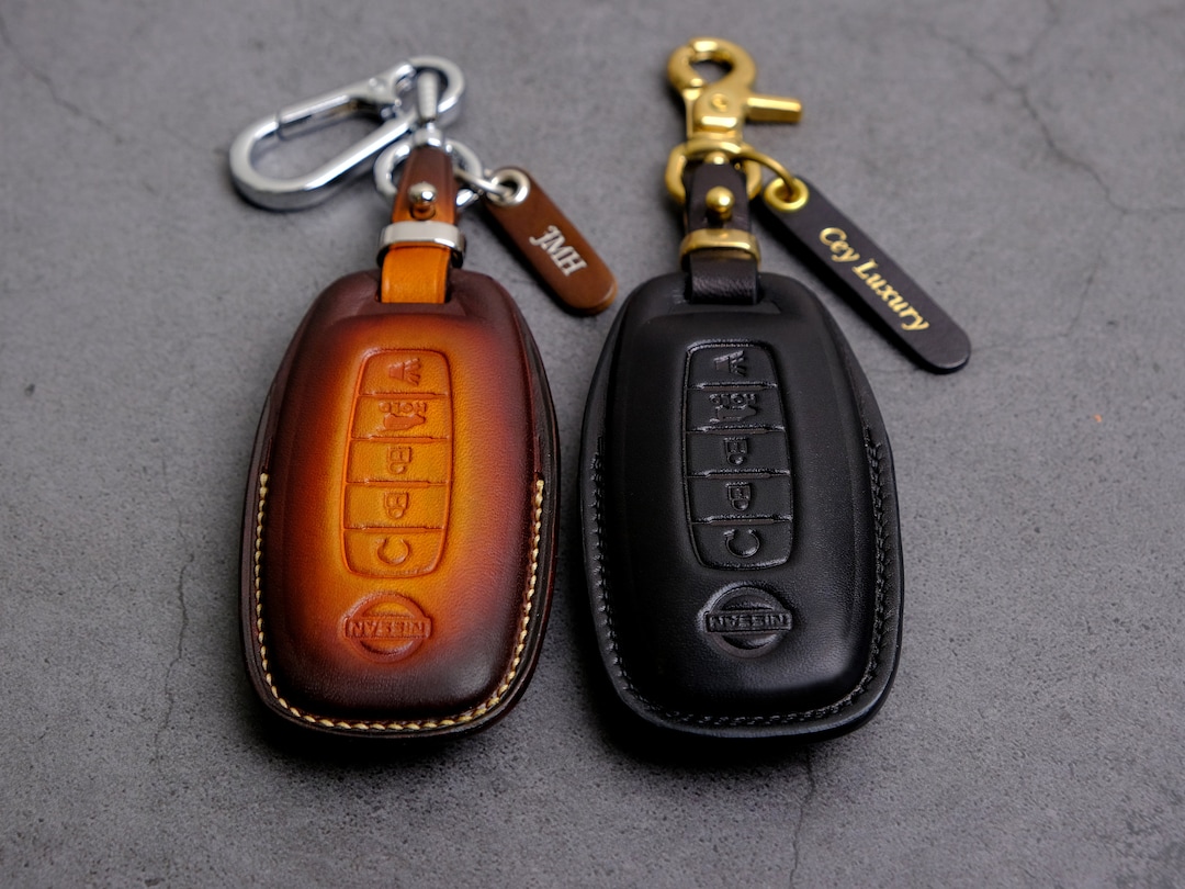 Nissan Rogue Key Fob Cover Personalized Leather Key Case for Etsy
