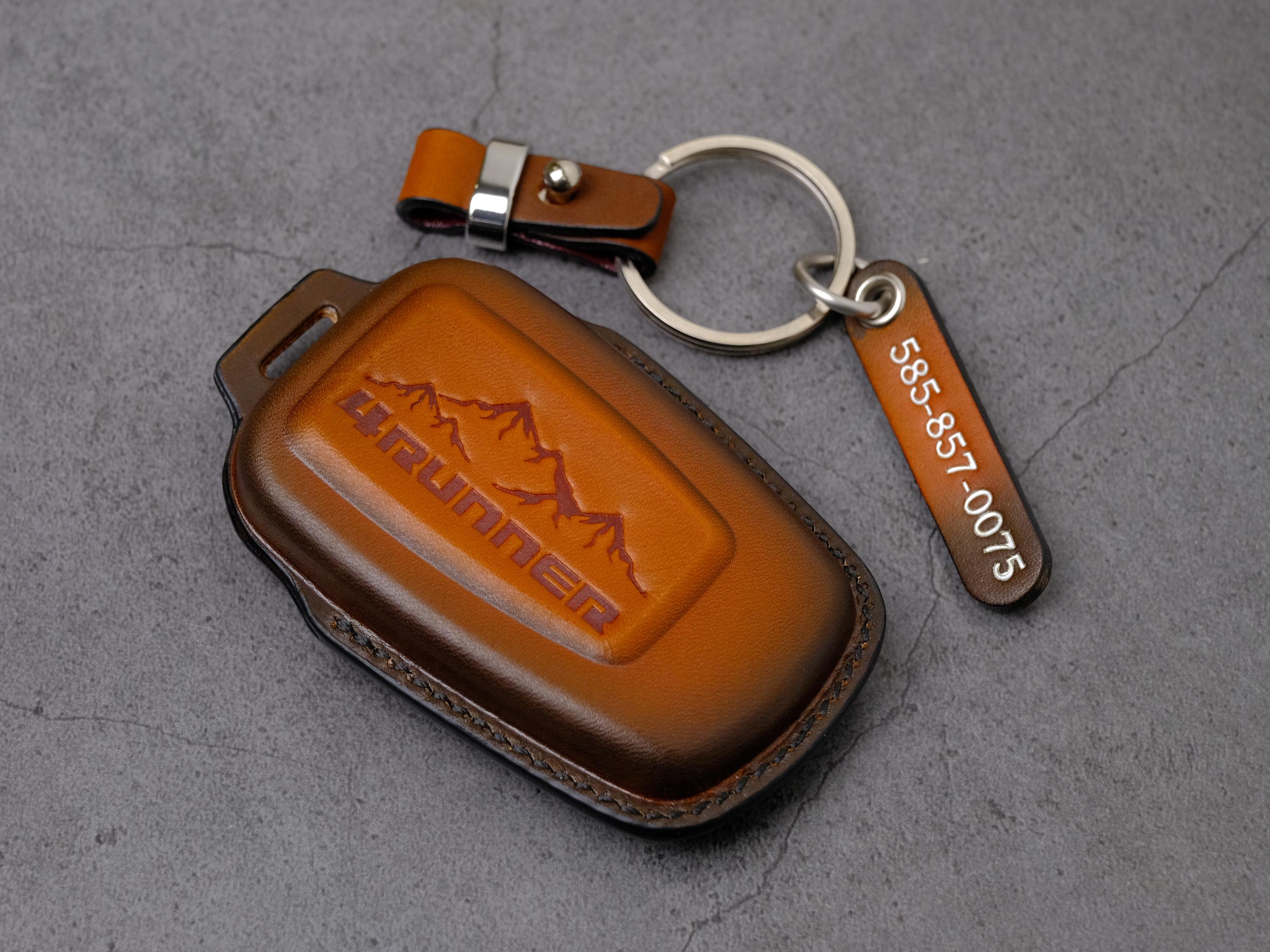 Toyota 4runner TRD Pro Key Fob Cover, Limited Leather Key Casse Fits ...