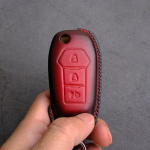 Housse pour porte-clés Ford Raptor, cuir fabriqué à la main pour Ford Explorer Edge Expedition Bronco F150 F250 F350 F450... Etui pour clés Ford, accessoire Ford