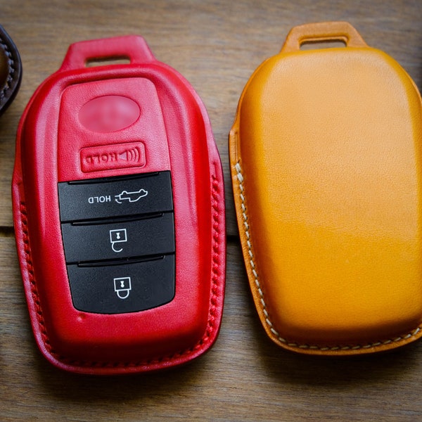 thumbnail image 2 of 2-Pack Silicone Key Fob Cover For 2022-2023 Toyota Tundra & Venza – HYQ14FBX – Black/Red 2 of 4