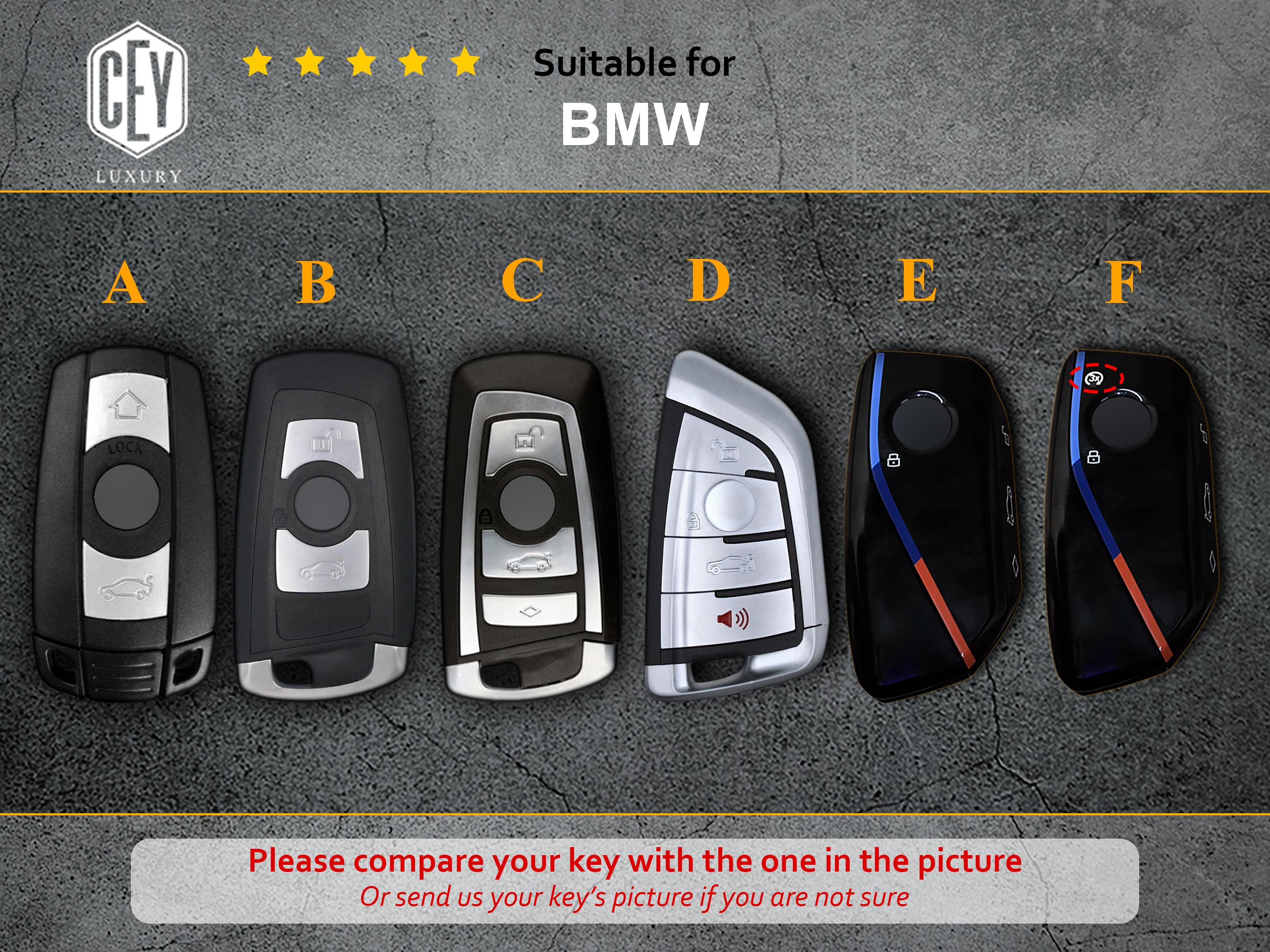 Retro Genuine Leather Smart Zinc Alloy Car Key Fob Cover Case Remote - View #9