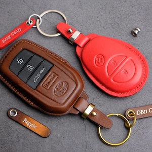 Portachiavi in pelle fatto a mano per Toyota Tacoma, portachiavi in pelle fatto a mano per Tacoma TRD Off Road SR5 SR TRD Pro Trailhunter