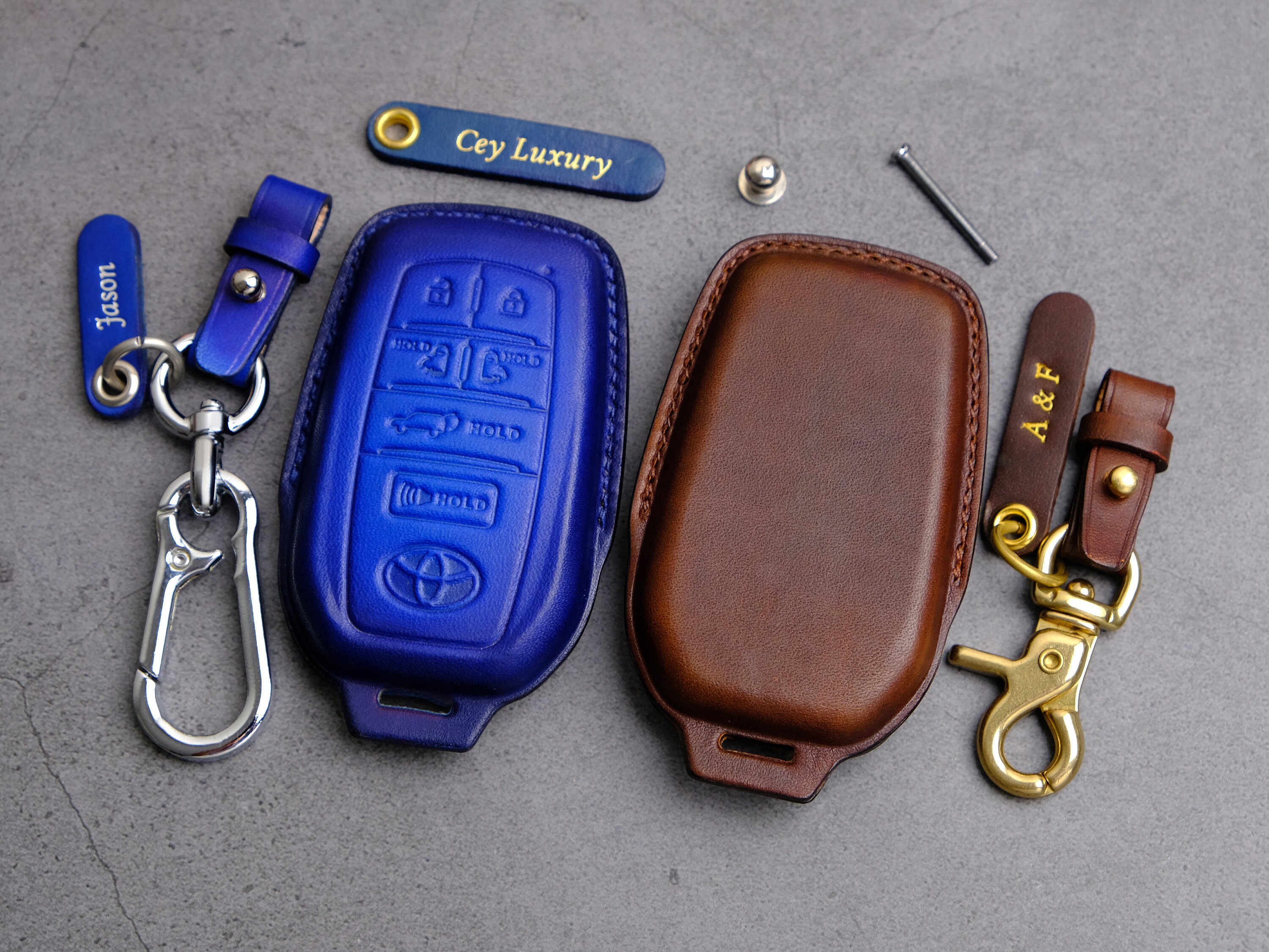 Toyota Sienna Hybrid Key Fob Cover 21 22 23 (5 6 Buttons) - Toyota