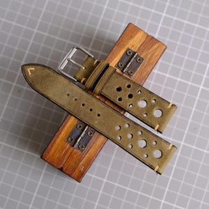 Handmade Leather Watch Strap, Custom Size All 16mm, 18mm, 19mm, 20mm, 21mm, 22mm, Vintage Watch Strap, Gift For Husband