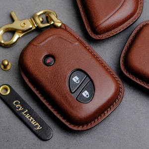 Lexus Handmade Leather Key Case - Key Fob Cover For Lexus RX GS IS - Lexus Keyless Entry Cover - Lexus Acessories - Lexus Key Protector