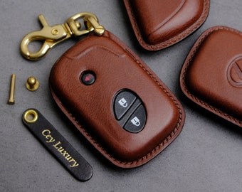 Lexus Handmade Leather Key Case - Key Fob Cover For Lexus RX GS IS - Lexus Keyless Entry Cover - Lexus Acessories - Lexus Key Protector