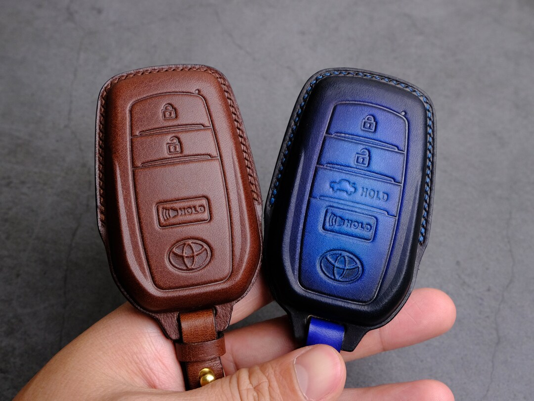 2023 2024 Toyota Corolla Key Fob Cover - Leather Key Case for Toyota ...