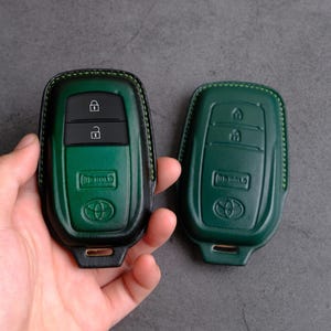 Toyota GR Corolla 2023-2024-2025 Leather Key Fob Cover, Toyota GR Corolla Accessory, GR Key Holder, Personalized Gift for Him