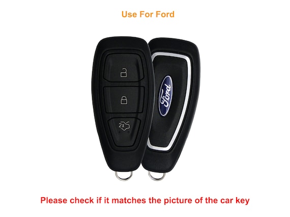 Ford Schlüssel Hülle Schlüsselanhänger Abdeckung Für Ford Ecosport,  Everest, Focus Autoschlüssel Hülle Ford Zubehör Schlüssel Hülle aus Leder -  .de