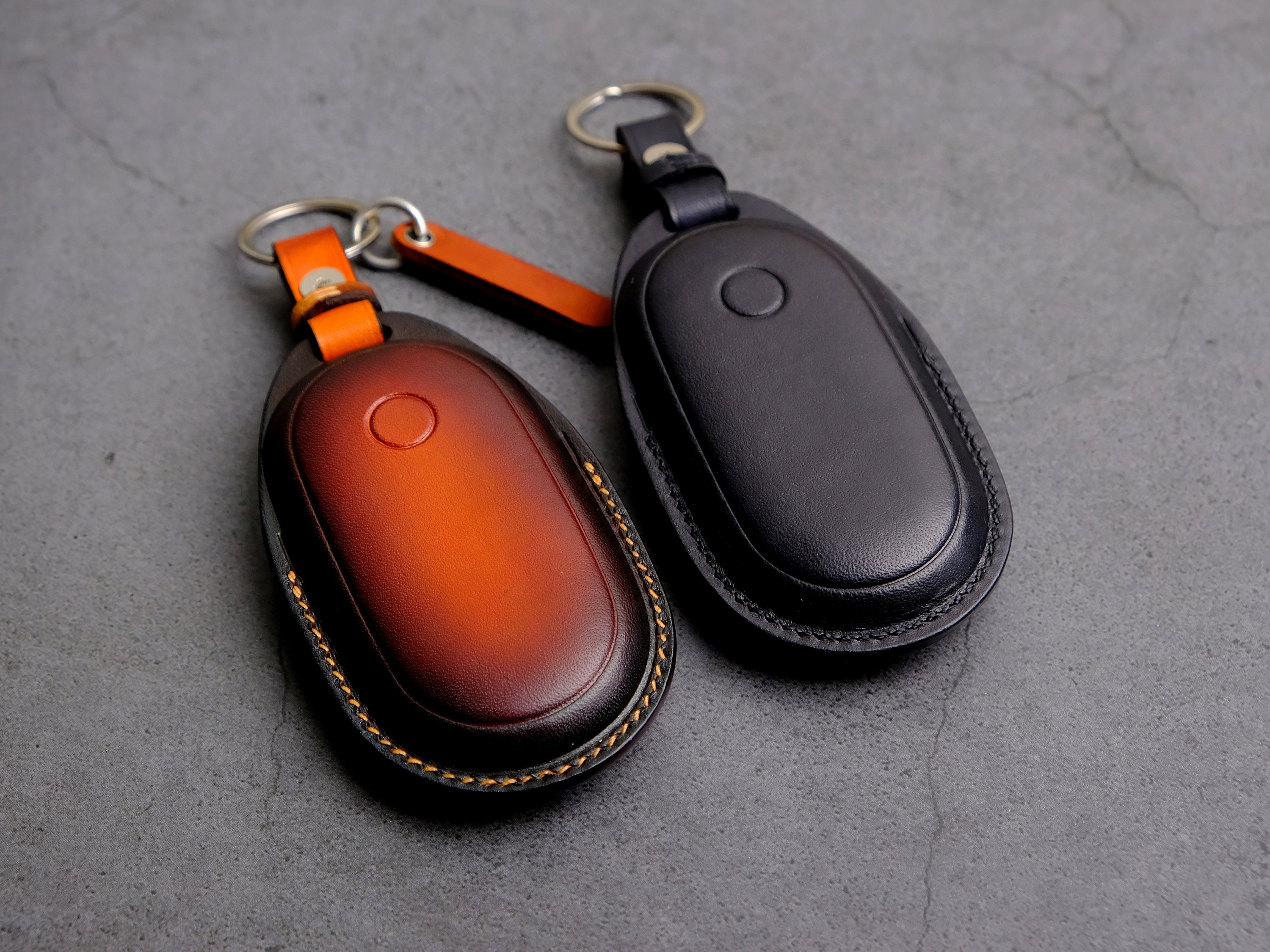 HIBEYO Car Key Cover Fits Mercedes Benz A B C E G S Class GLA GLC GLE