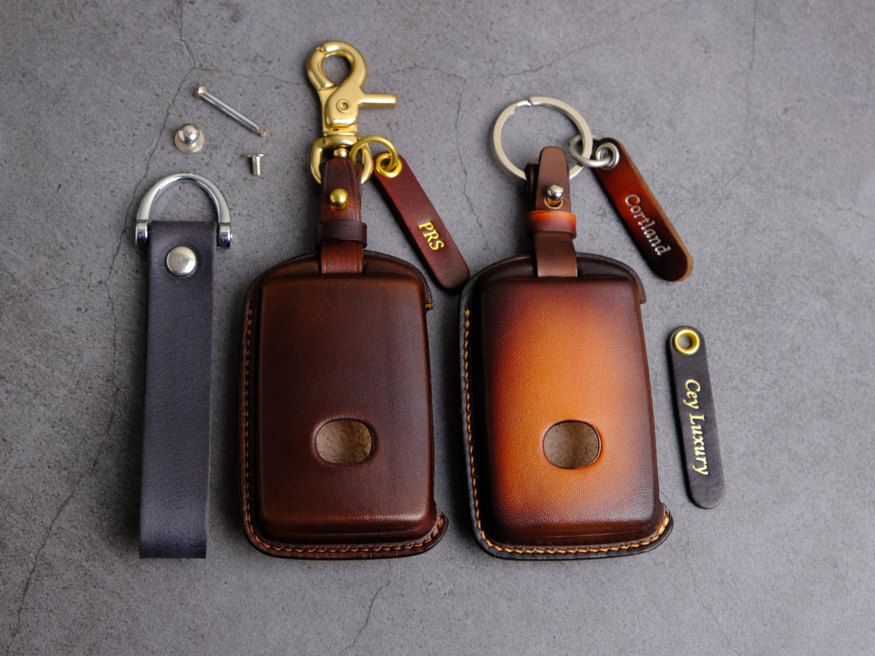 Mazda CX-50 Key Fob Cover - Handcraft Leather Key Case for Mazda