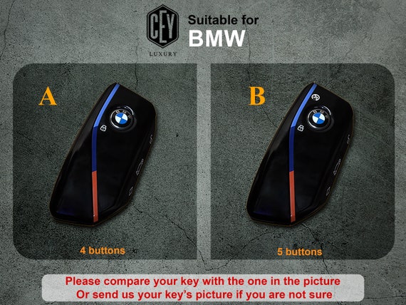 ontto Funda para llavero para BMW 2023 7 Series X7 740 750 IX XM Control  remoto inteligente, suave y duradero TPU funda para llave de coche,  protector