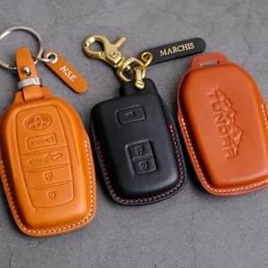 Cover For Toyota Tundra 1974 Edition Key Fob,  Handcrafted Leather for Toyoto Tundra Pro Sr5 Capstone Limited ... TRD pro Accessories
