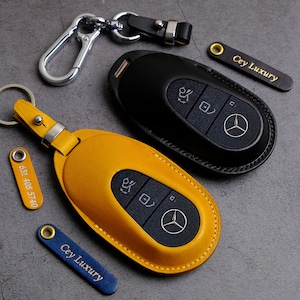 Cover For Mercedes 2024 2023 C-class E-class G-class GLA GLC GLK ...  Mercedes Accessories Keychain Keyless Key Fob Remotes Gift For Him