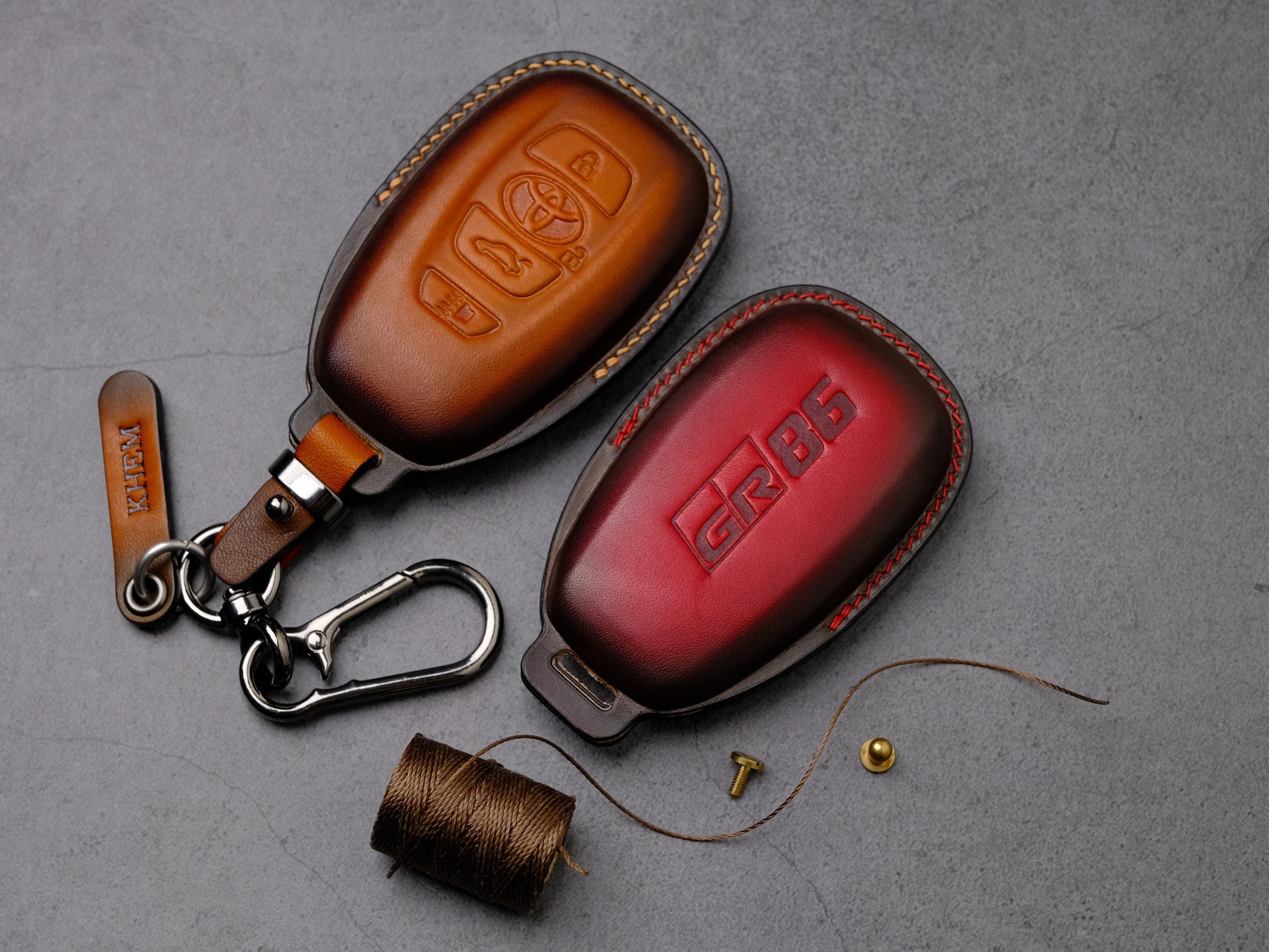 2026 Toyota GR86 Key Case, Handmade Leather Key Fob Cover for 2026 Toyota GR86 Key Case, Handmade Leather Key Fob Cover for