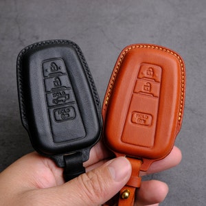 2024 2023 2022 Toyota RAV4 TRD Pro Key Fob Cover, Leather Key Case For Toyota RAV4 Le XLE TRD Off-Road Adventure ... Toyota Accessories