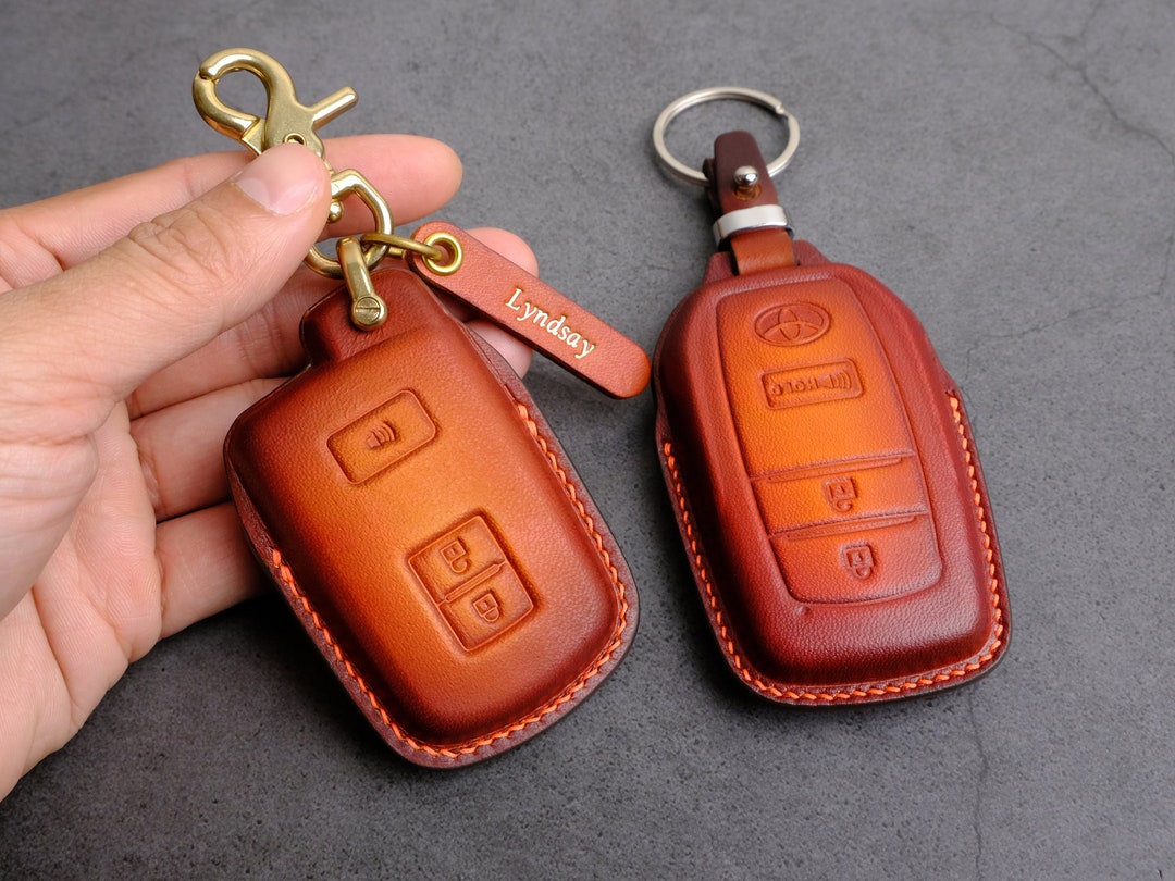 All Type Toyota Sequoia TRD Pro Key Fob Cover - Leather Protector Case ...