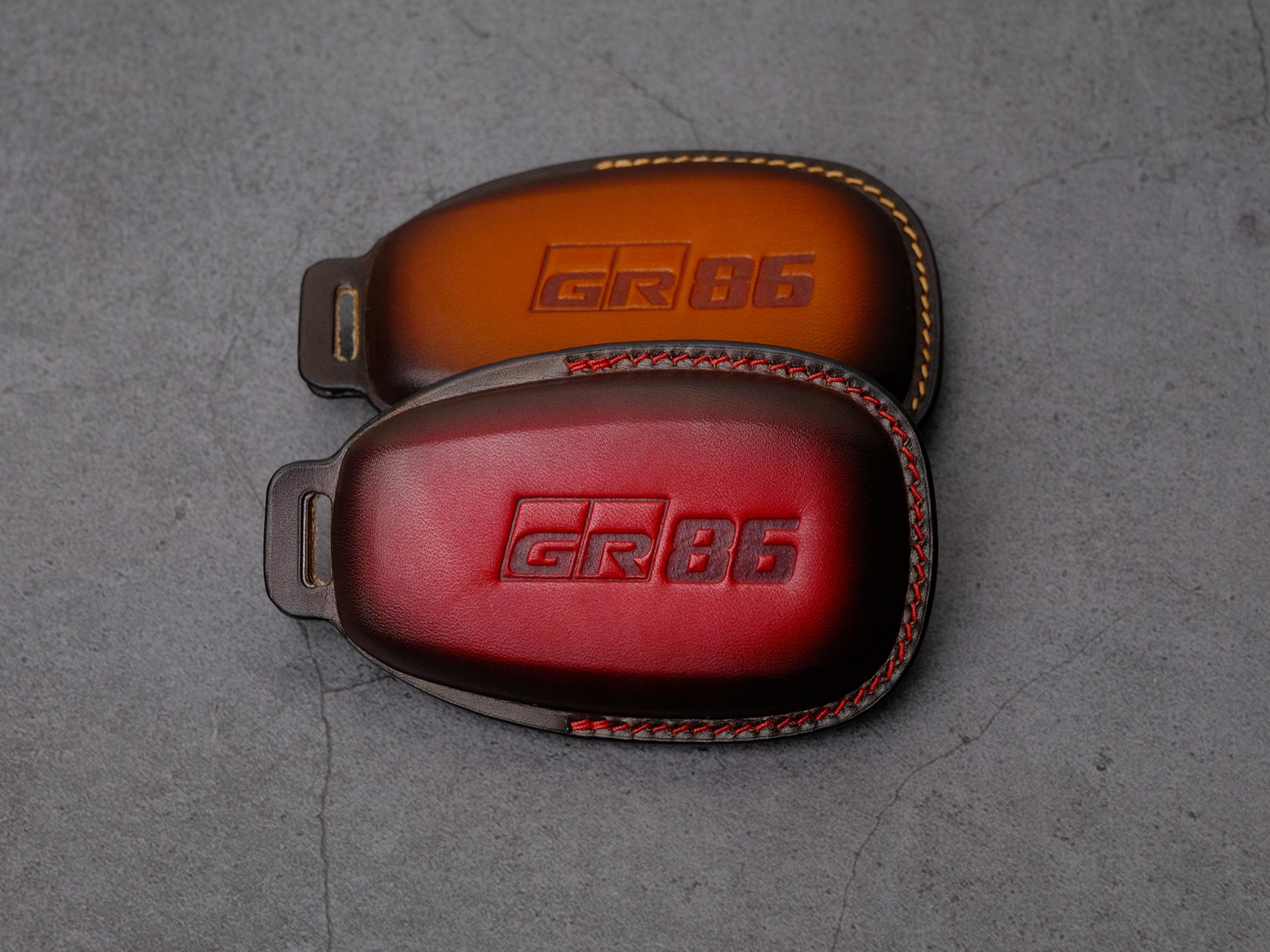 2026 Toyota GR86 Key Case, Handmade Leather Key Fob Cover for