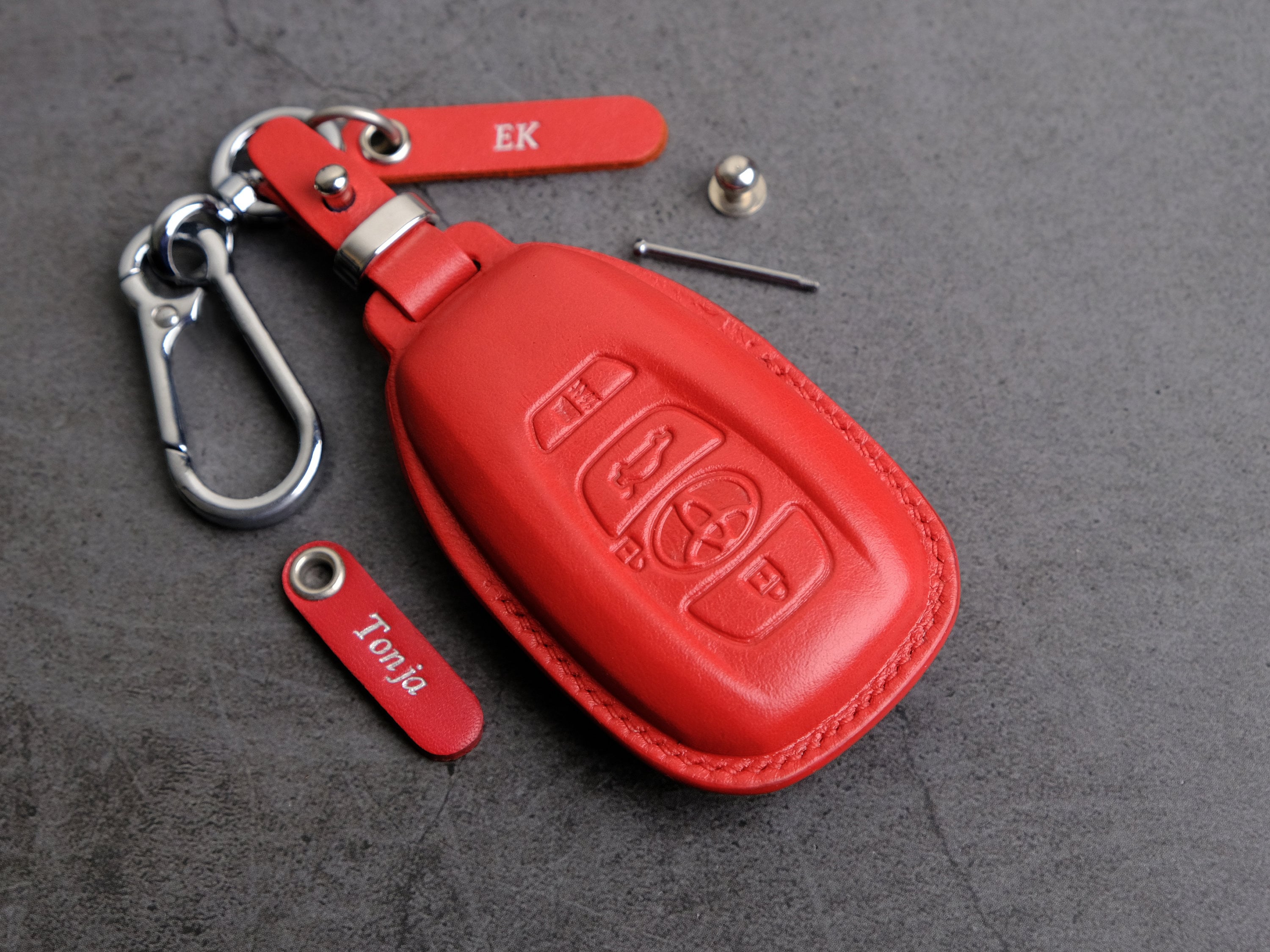 トヨタGR86 keyケース Toyota GR86 Key Case, Leather Key Fob Cover for Entry