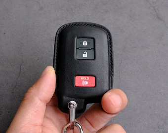 Leather Key Case For Toyota Tacoma SR SR5 TRD Pro Sport Limited - Toyota Tacoma Accessories Key Fob Keychain Remote - Gift For Him