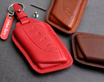 LIANGYM For Lexus Key Fob Cover Full Protection Key Case With Keychain Fit For 2018 - View #2