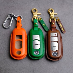 Mazda CX5 Key Cover, Handcraft Leather Key Case For Mazda 3 6 CX3 CX-9 MX5, Mazda Key Fob Cover, Remote Smart Key Case, Customized Key Cover