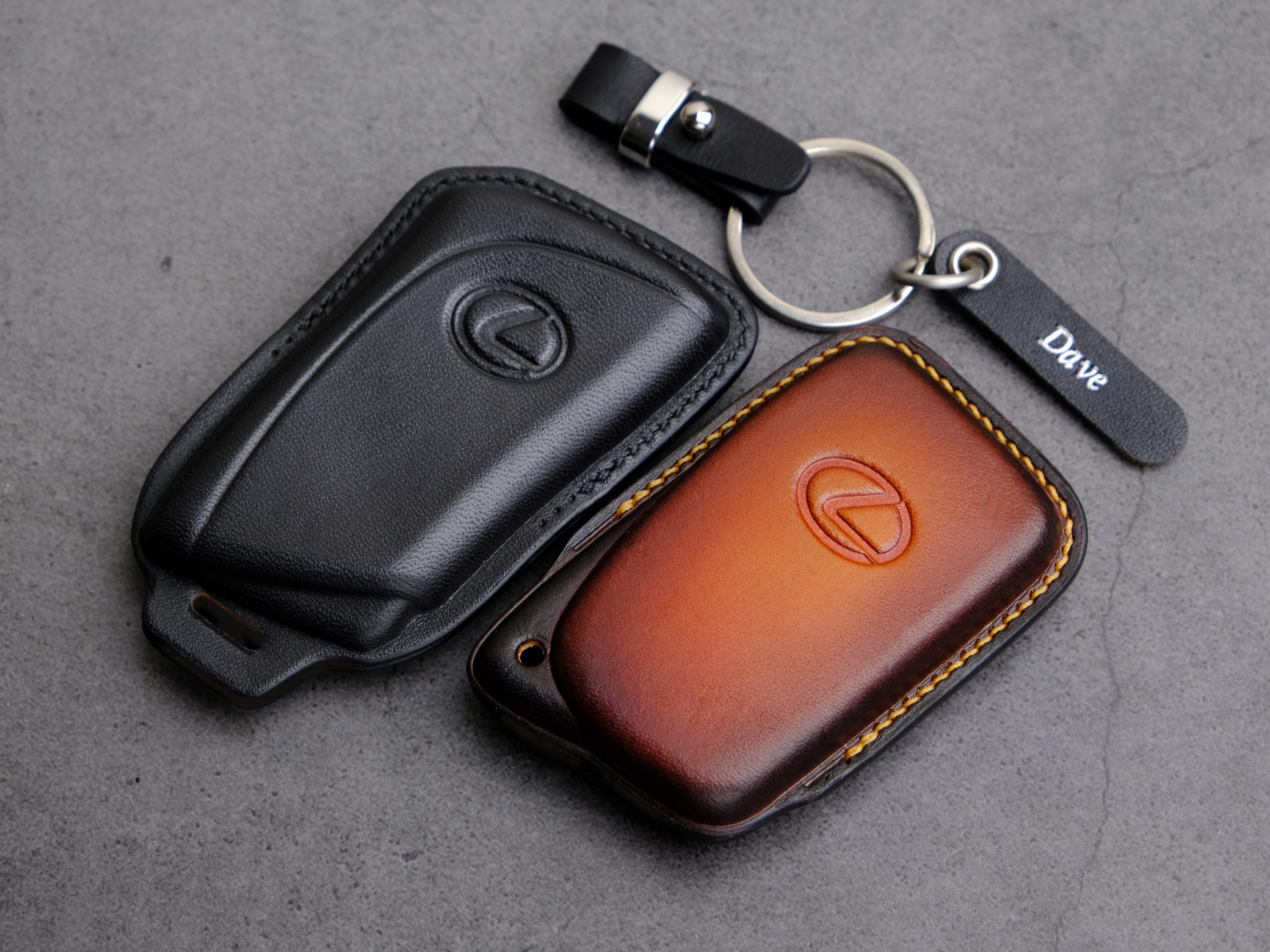 Lexus NX 250 350 Key Fob Cover, Leather Key Case for Lexus UX Rx