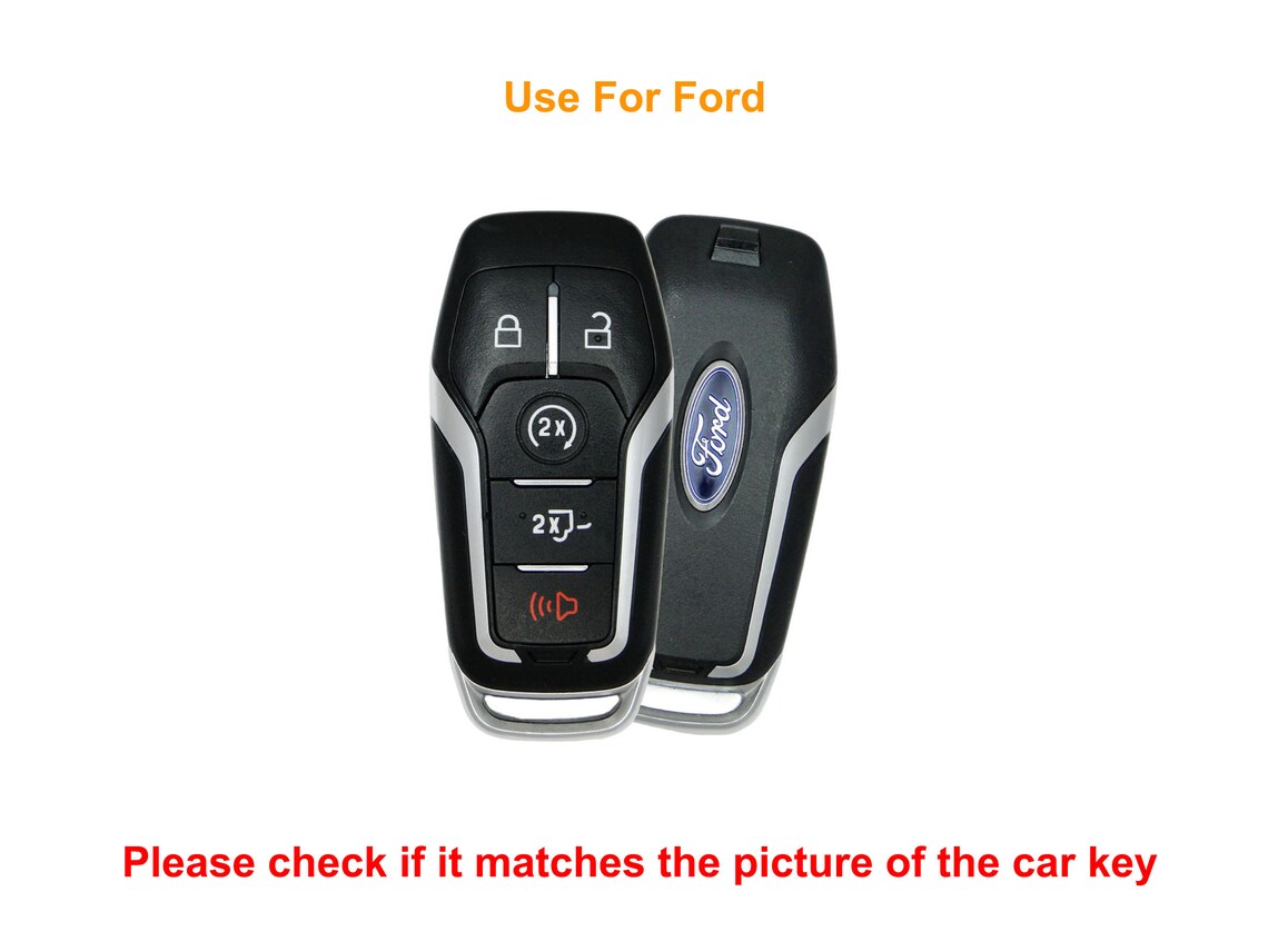 Ford Key Fob Cover Case 5 Buttons Handcraft Leather Key Etsy