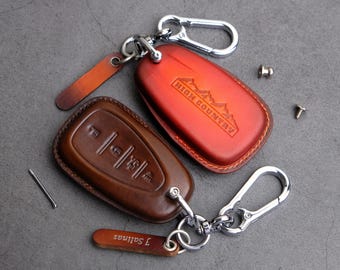 Chevrolet Traiblazer Key Fob Cover, Leather Key Case For Chevrolet Brazer Equinox Trax Traverse  Malibu Volt 2024 2023 ... Chevy Accessory