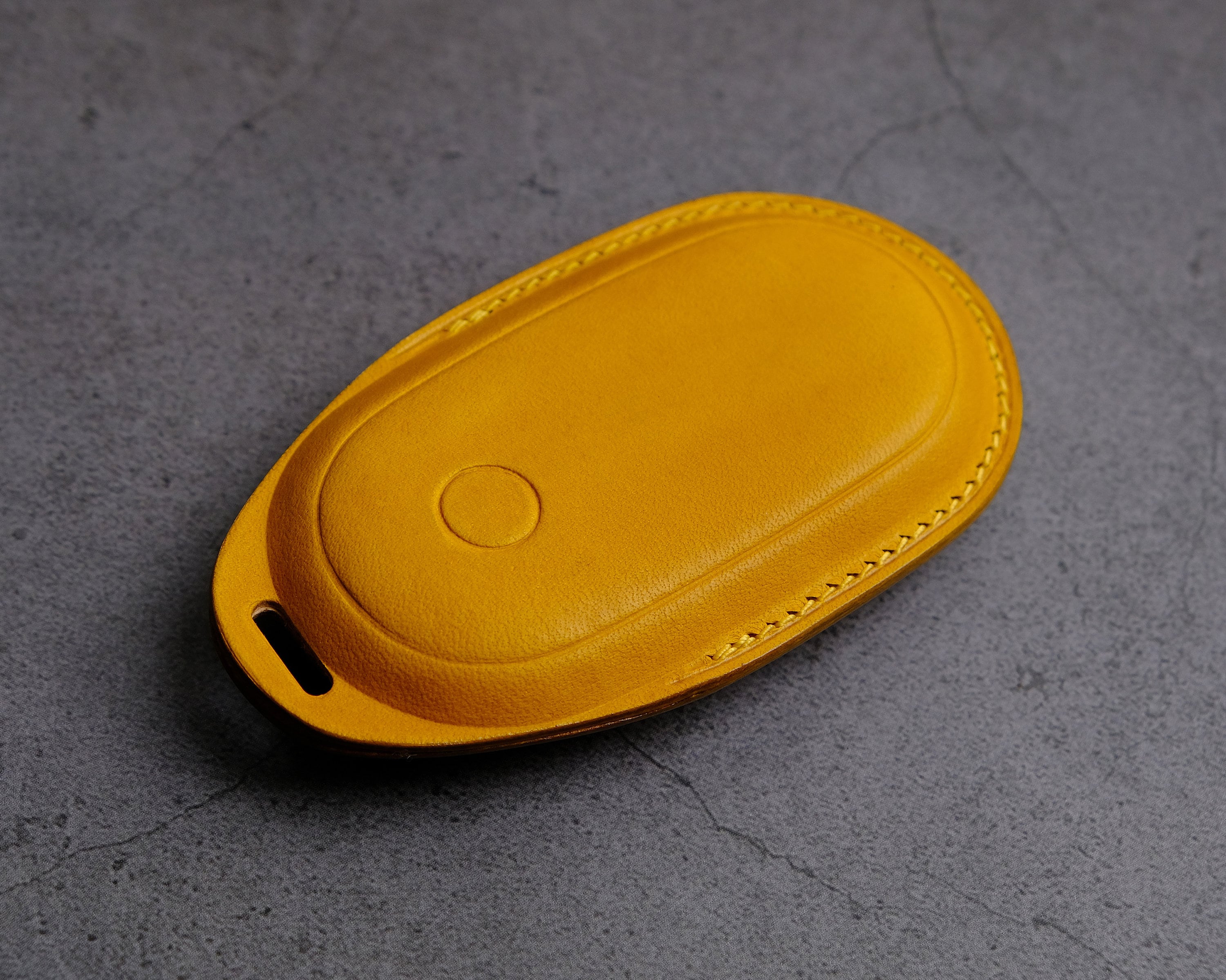 TECART Custodia in pelle per chiave auto, adatta per Mercedes Benz C S Classe W223 W206 EQS 450 500 580 E53 AMG S350L S500L Portatile Smart Cover Chiave Accessori 3 Tasti B