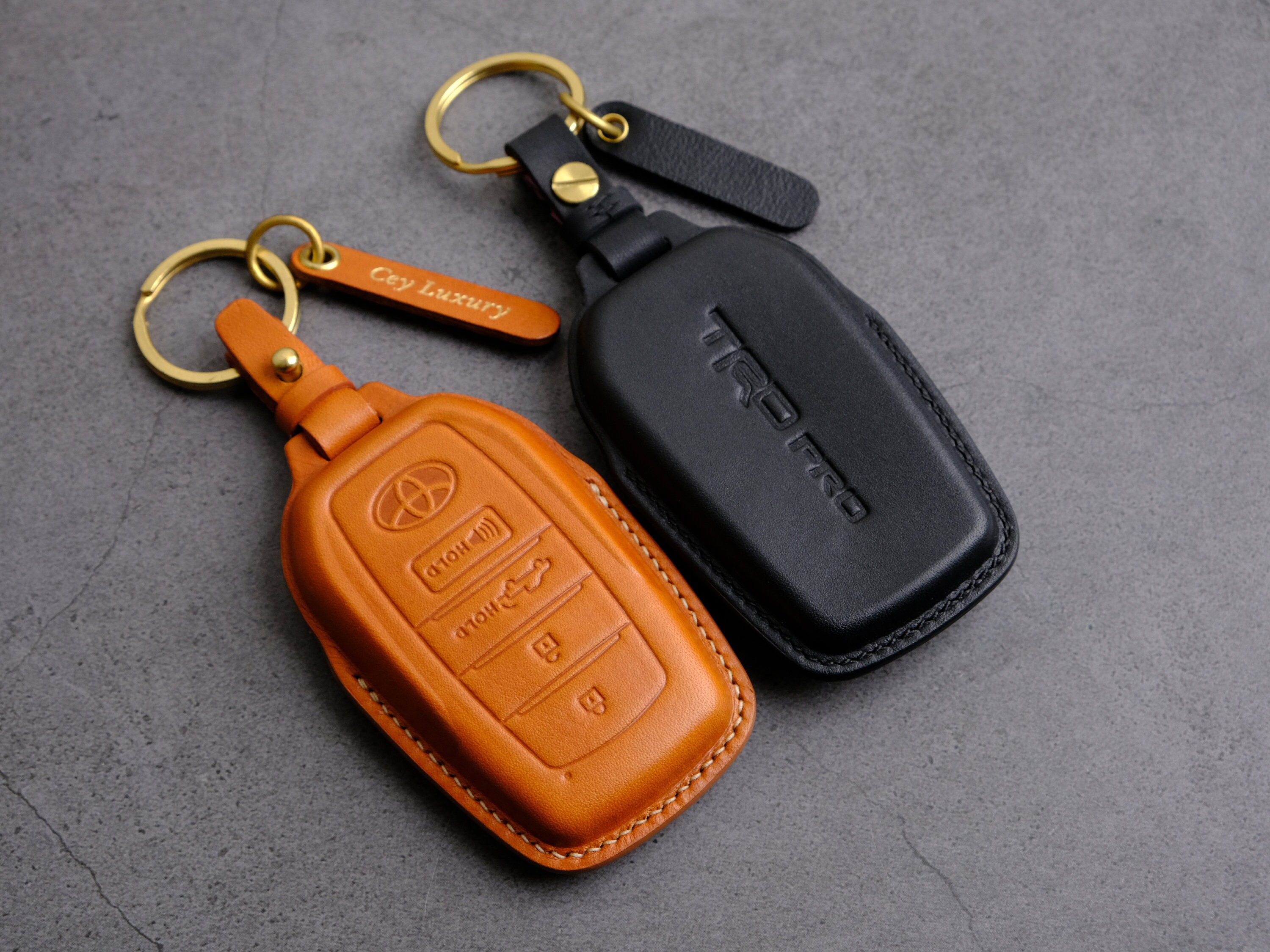 2024 Toyota Tundra 1794 Edition Key Case, Leather Cover for Toyota