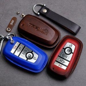 Ford F150 Tremor Key Fob Cover, Personalized Leather Key Case For Ford F150 Tremor, Gift for Him, Ford F150 Tremor Accessories