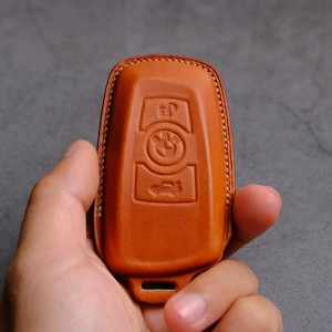 BMW Key Fob Cover - BMW Key Case - BMW Accessories - Car Keychain - Car Key Holder - Car Accessories - Handcraft Leather Key Cover