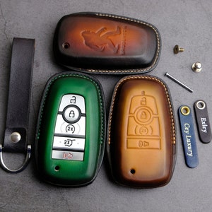 All Type Cover For Ford Bronco 2024 2023 2022 - Bronco Sport Sasquatch Horse Pony Yeti Keychain Remote Holder Accessory - Gift For Him