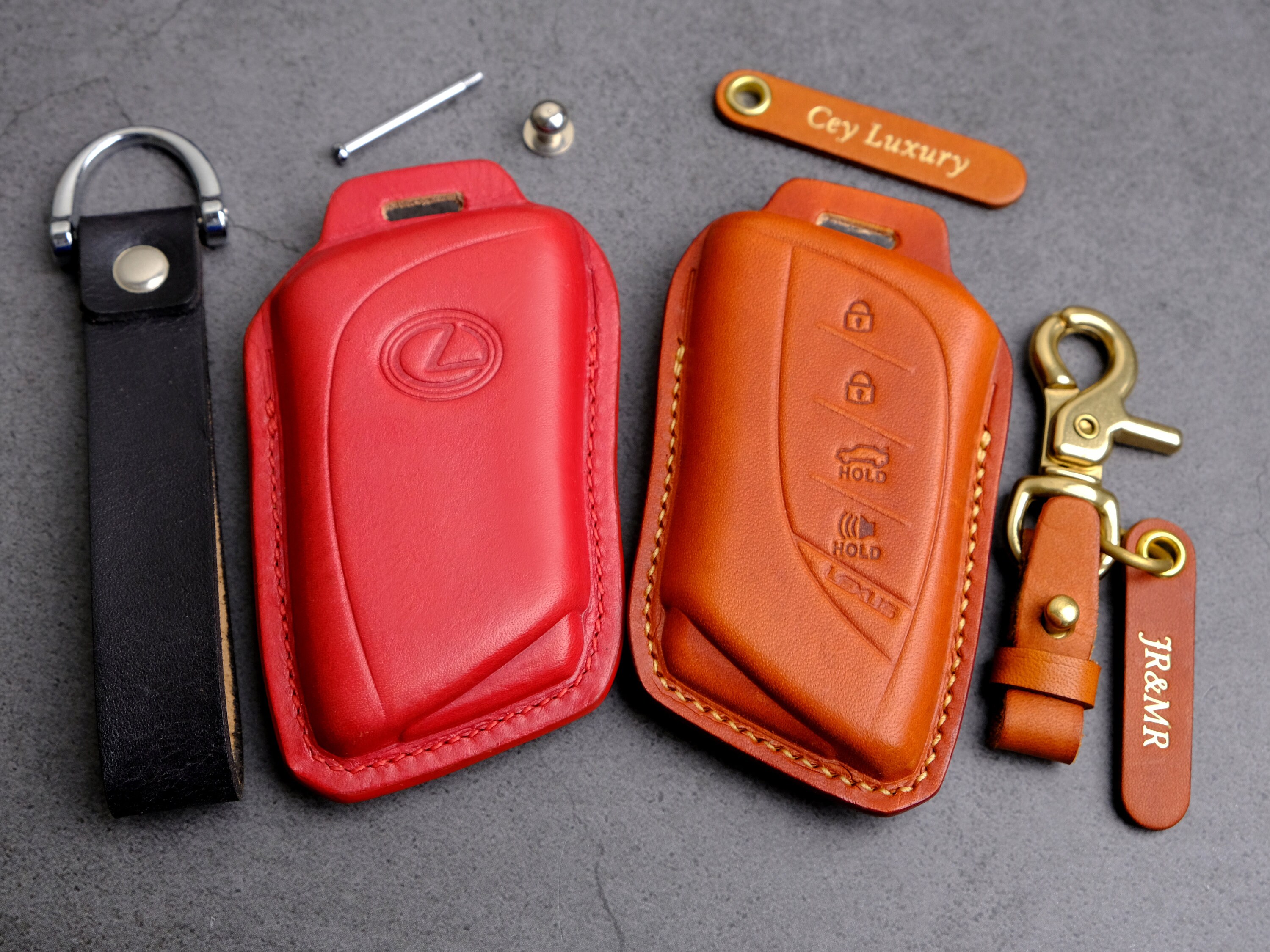 2018-2024 Lexus Leather Key Fob Cover NX, GS, RX, Es, Gx, LX570