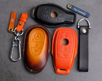Leder Schutz Tasche für Mercedes Benz E-Klasse S-Klasse C-Klasse G-Klasse Glc GLA GLK E200L E300L C260L C180 A200 GLS W177 W213 W222