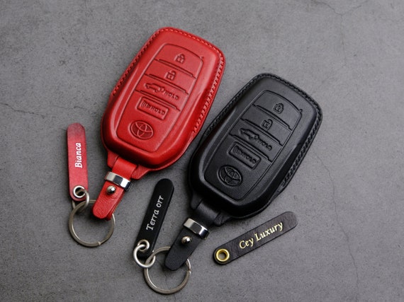 Funda Protectora Para Llave De Toyota Con Llavero - Compatible Con Camry, Corolla, Prius, Etc. (2019-2025)