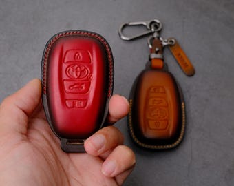 2026 Toyota GR86 Key Case, Handmade Leather Key Fob Cover for