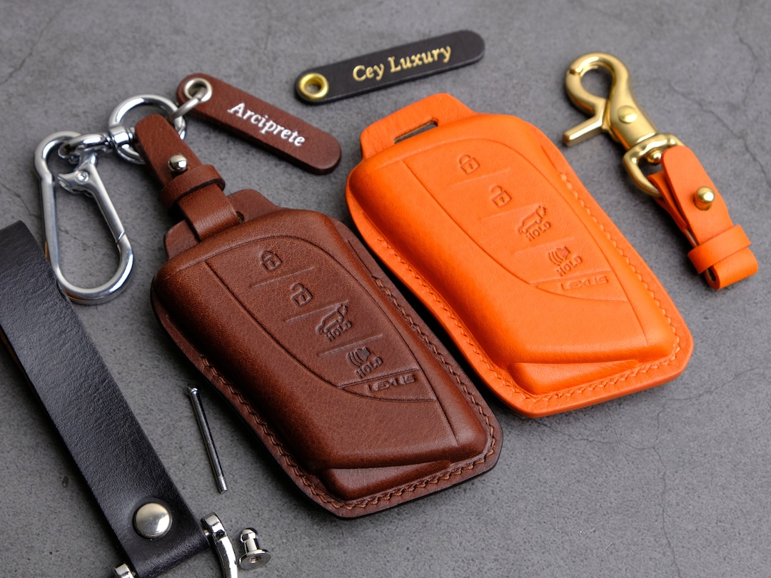 2024 2023 Lexus RX350 Key Fob Cover, Leather Key Case for Entry Remote