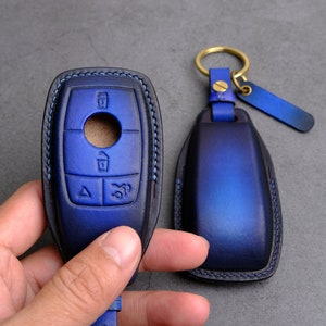 Mercedes-Benz Key Fob Cover - Mercedes Key Case For C-class E-class G-class S-class GLA GLC W205 W213 W222 AMG 4 Matic- Mercedes Accessory