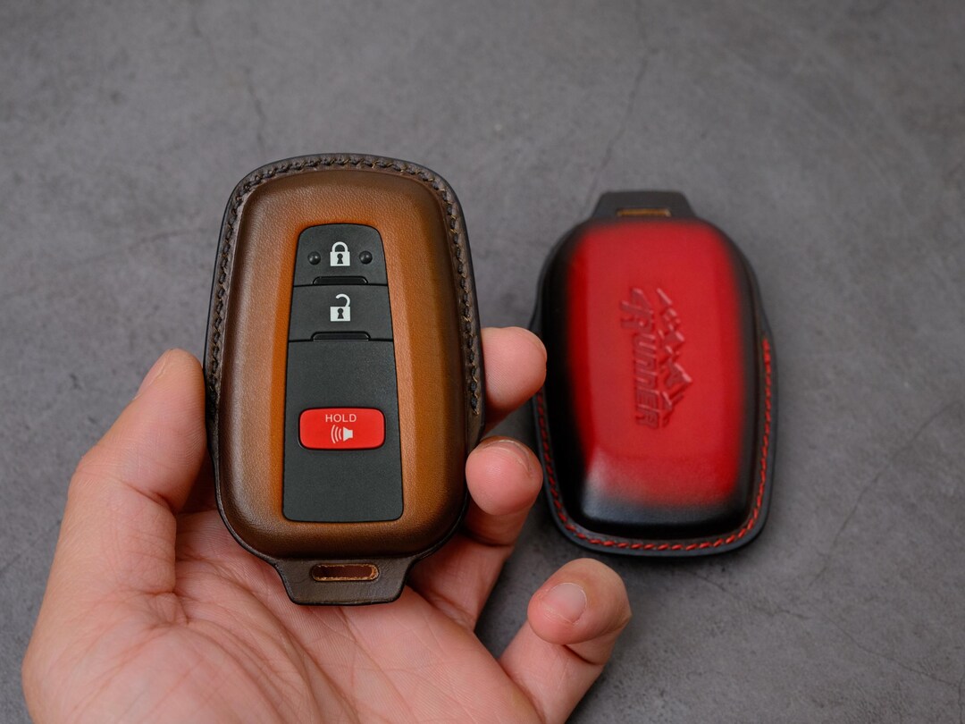 Toyota 4runner TRD Pro Key Fob Cover, Limited Leather Key Casse Fits ...