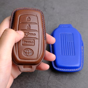 2025 2024 Toyota Land Cruiser Key Case - Leather Key Fob Cover for ...