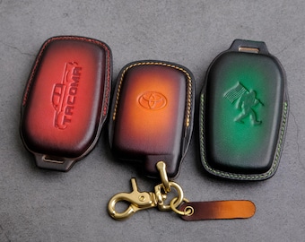 2024 2023 Toyota Tacoma Trailhunter Key Fob Cover, Tacoma Key Case Key Chain Entry Remote TRD Off Road SR5 SR TRD Pro Limited Prerunner ...