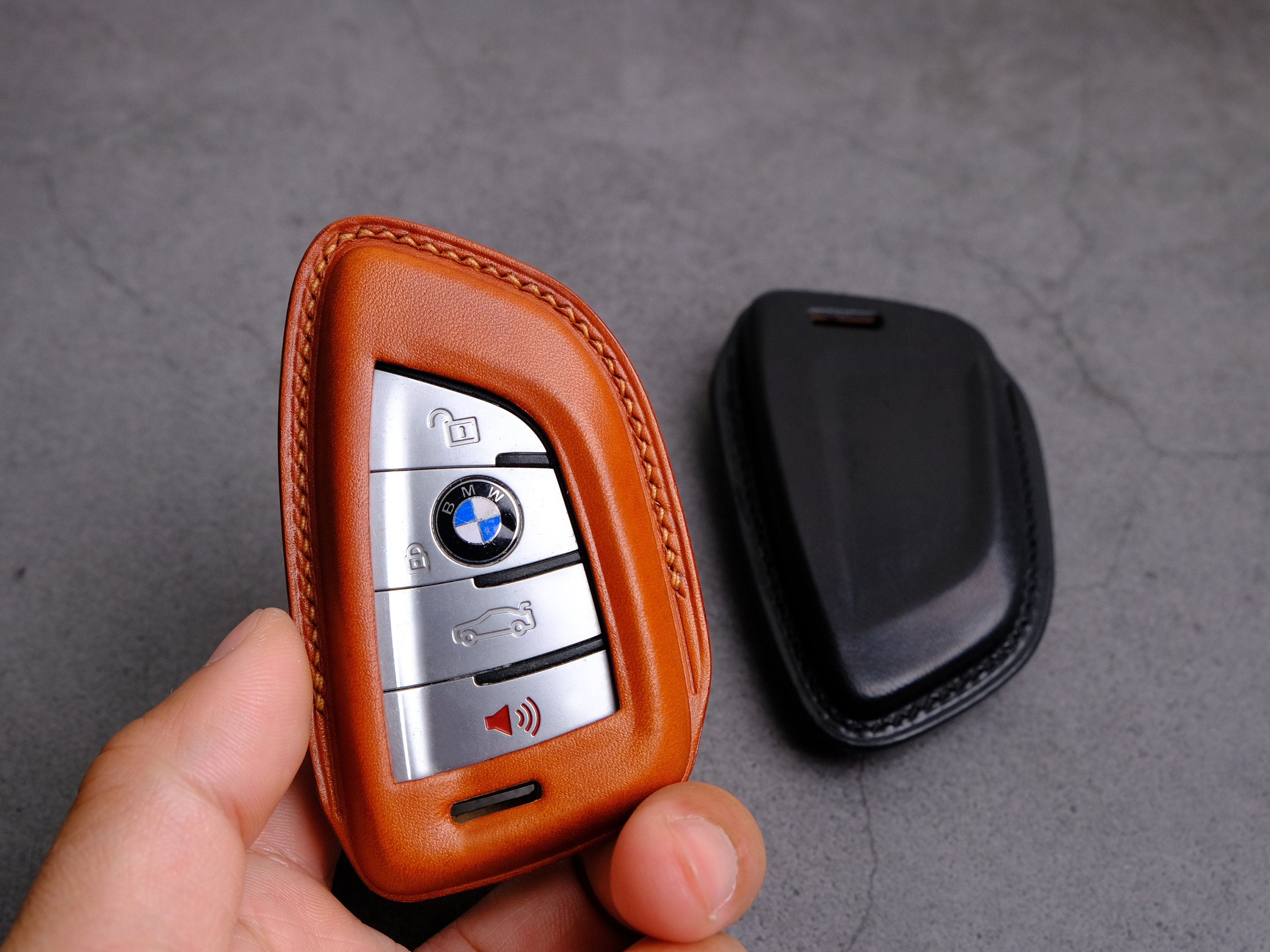 BMW Display Leder Schlüsseletui X5 X6 X7 Smart Key - .de