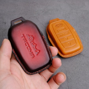 Custodia per portachiavi Toyota Tacoma 2024 2023, custodia in pelle per portachiavi con telecomando per Tacoma TRD Off Road SR5 SR TRD Pro Trailhunter ...