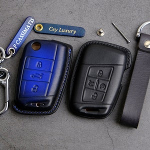 Cover For Volkswagen Tiguan Atlas Jetta Golf Magotan Passat B8 MK7 Golf7 GTI Polo Beetle Caddy T5 Eos  ... VW Key Chain Remote Accessory
