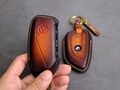 BMW X5 Key Fob Cover - Leather Key Case For BMW X3 X7 M3 Z4 E Series 520i - BMW Key Case Key Chain Keyless Holder Accessories product logo