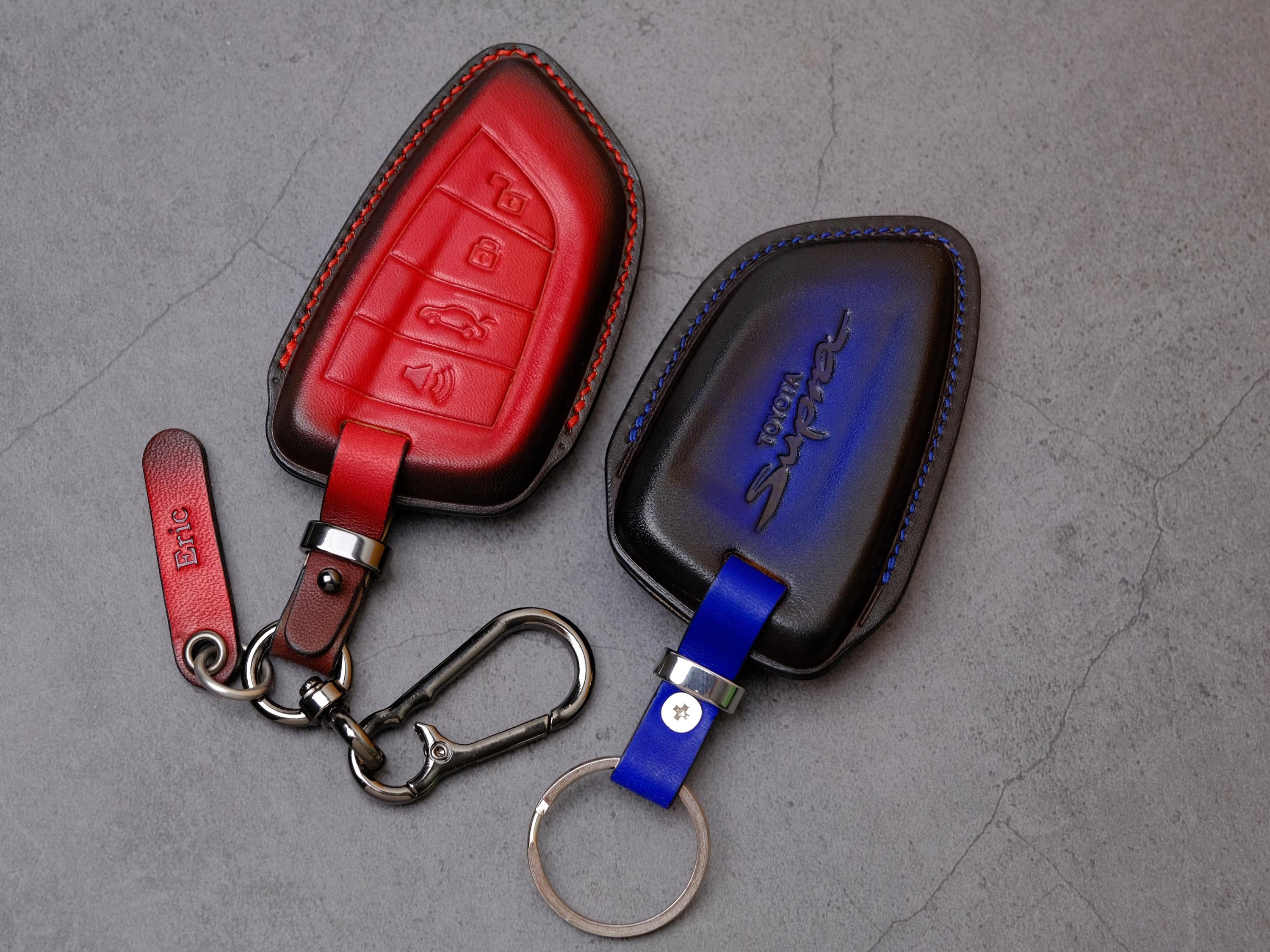 2026 2025 Toyota Supra Key Fob Cover, Handmade Leather Key Case