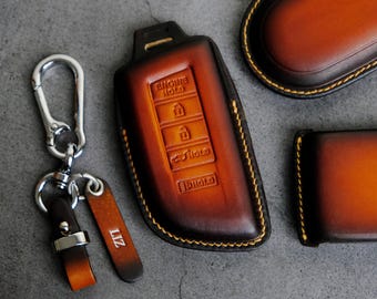 2025 2024 Acura MDx RDX Leather Key Fob Cover, Custom Key Case For Acura TLx ILx RLx RSx Tl TLx-l TSx CDx NSx, Acura Keychain, Gift For Him